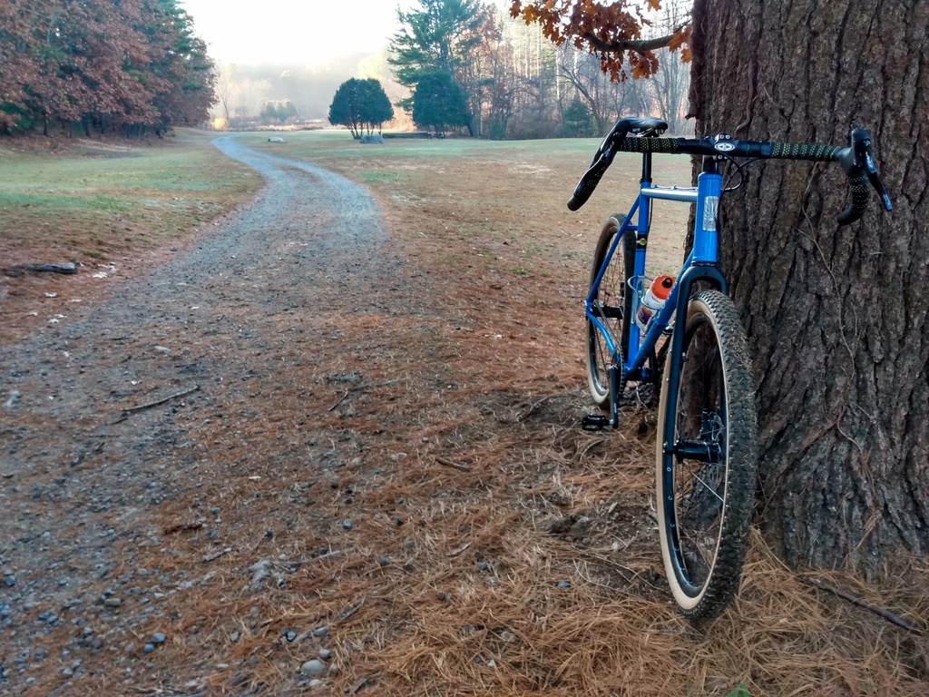 Single gear shop gravel bike